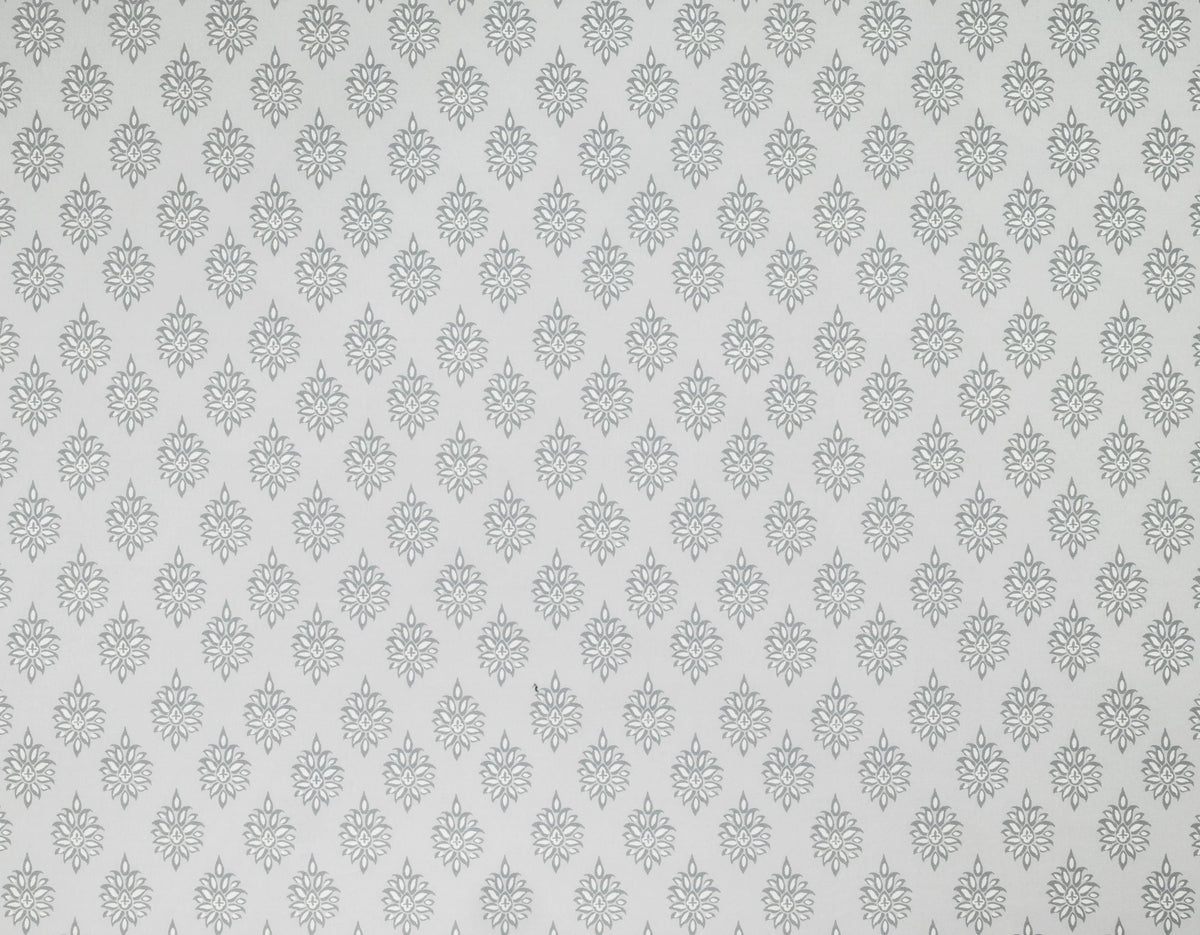 Laura Ashley Fabric Gower - Slate White