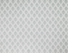 Laura Ashley Fabric Gower - Slate White