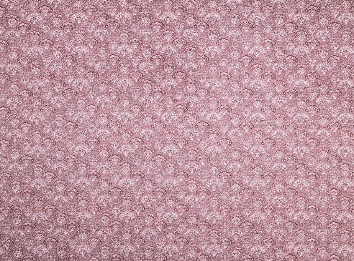 Laura Ashley Fabric Musica - Pale Ruby