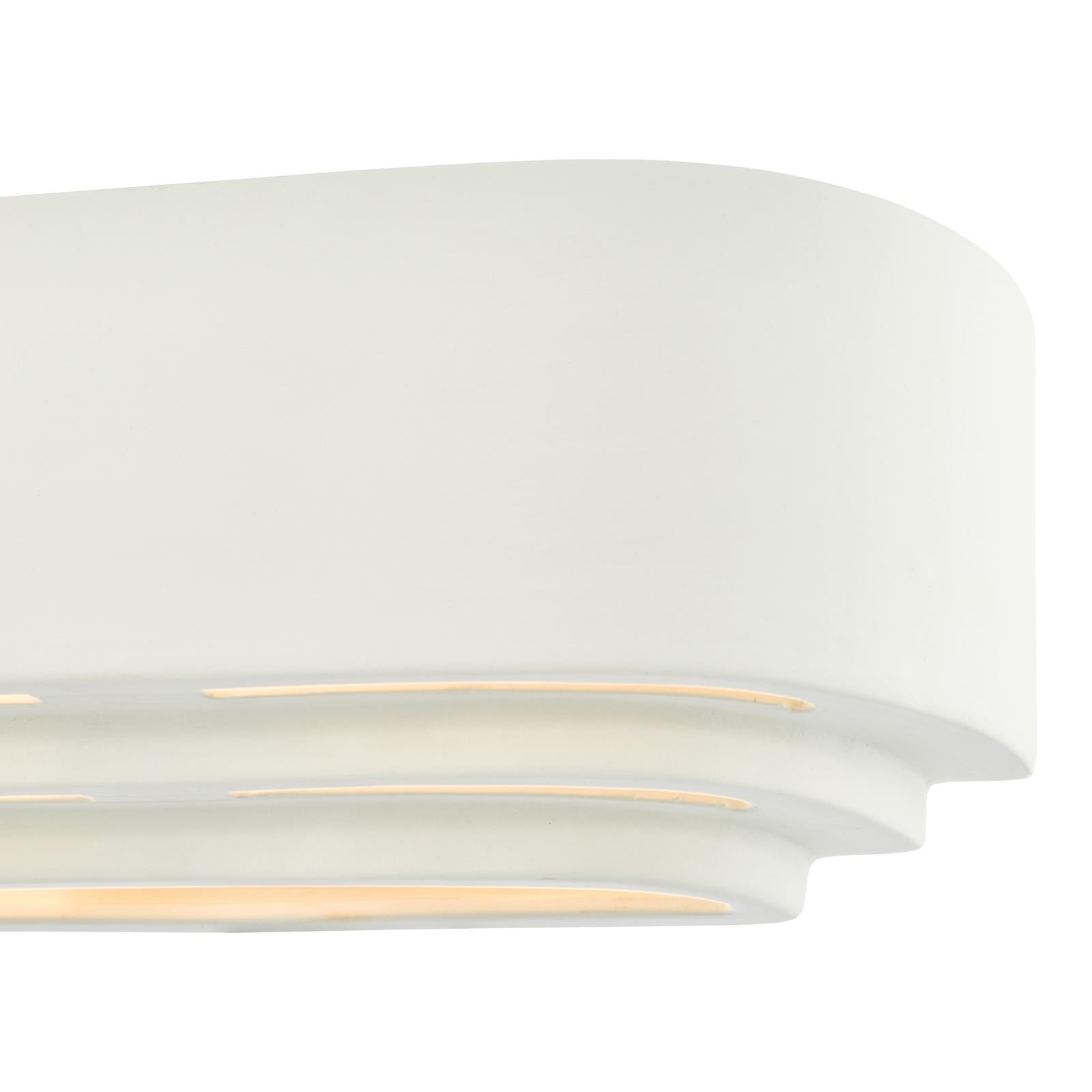 Lando Ceramic Wall Washer White
