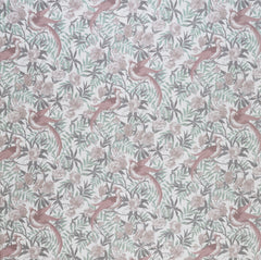 Laura Ashley Fabric  Osterley Birds -  Mulberry