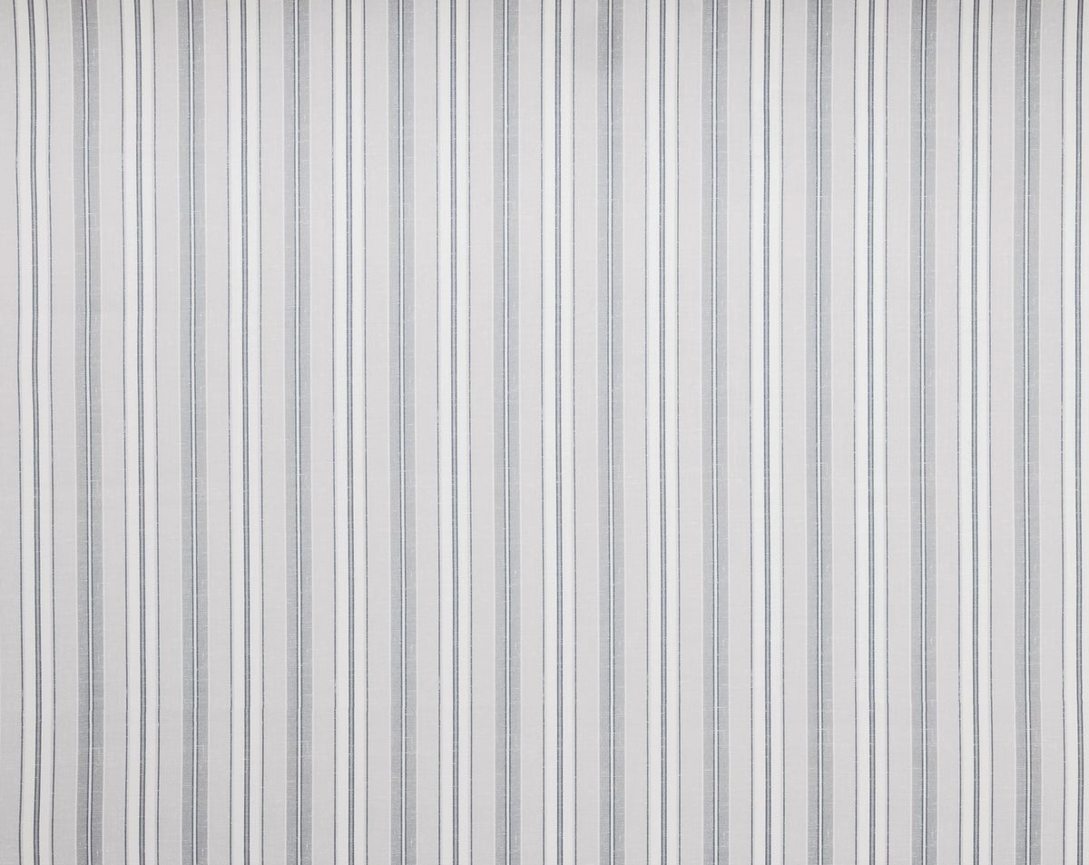 Laura Ashley Fabric Suffolk Stripe - Slate