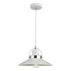 Liden 1 Light Single Pendant Graphite White