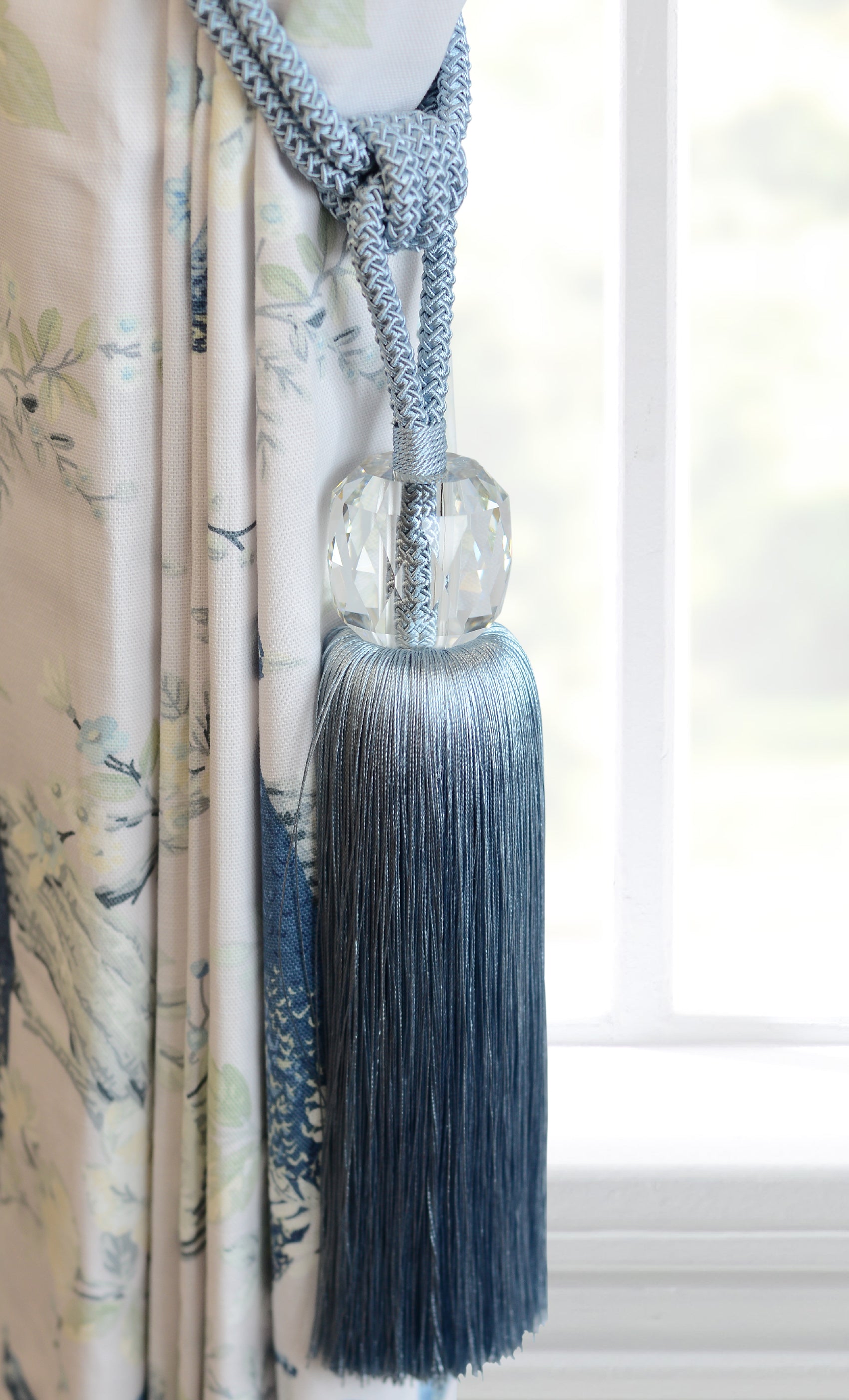 Laura Ashley Loren Glass Tassel Curtain Tieback