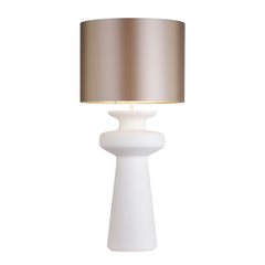 David Hunt Lighting Lustre Table Lamp Chalky White Base Only