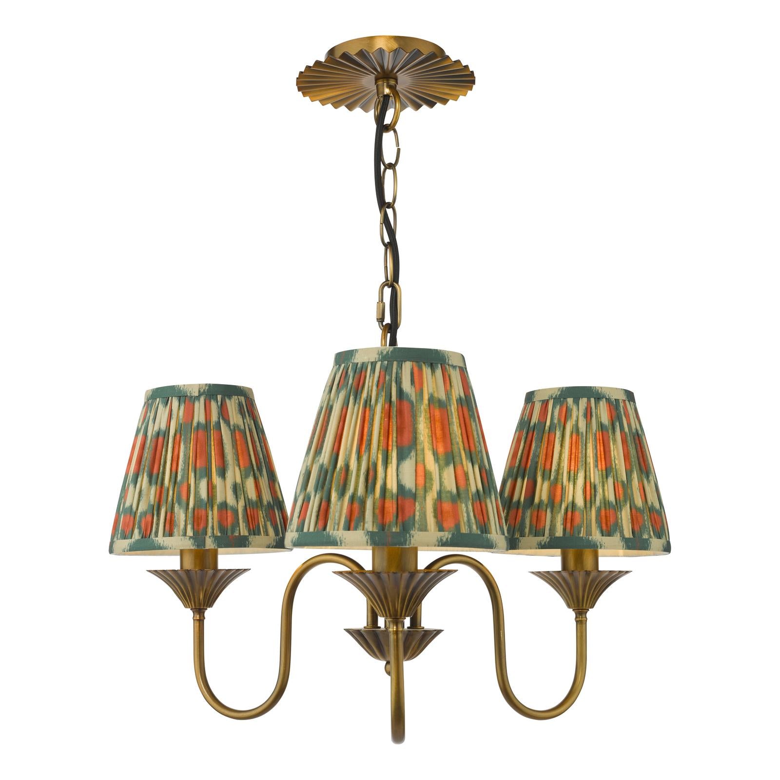 Lydian 3 Light Pendant Antique Bronze Fitting Only