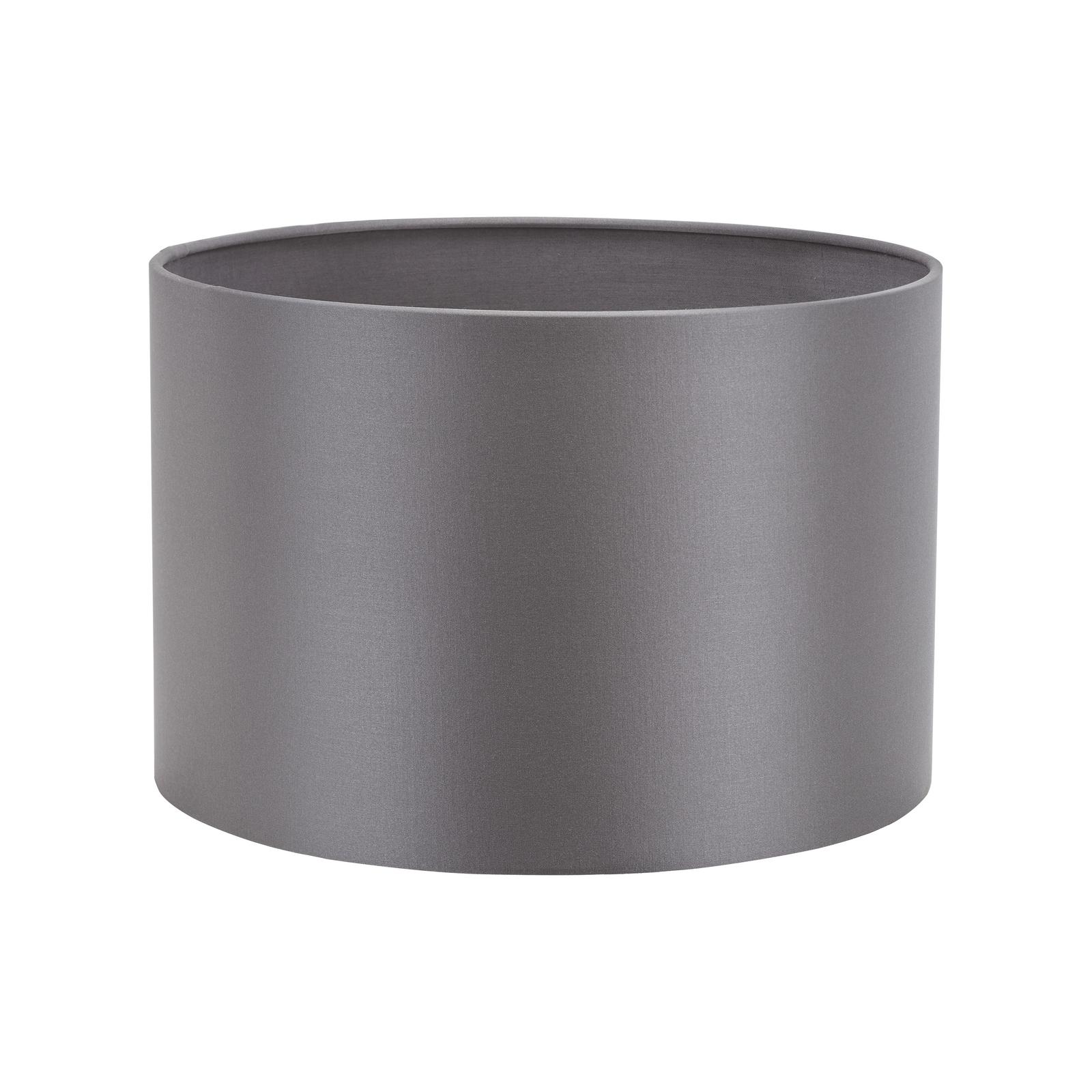 Lyris Grey Cotton Drum Shade 30cm