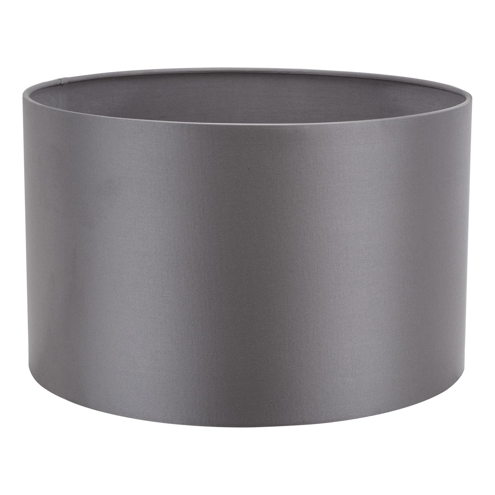 Lyris Grey Cotton Drum Shade 40cm