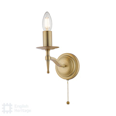 English Heritage Marble Hill Wall Light Antique Brass Bracket Only