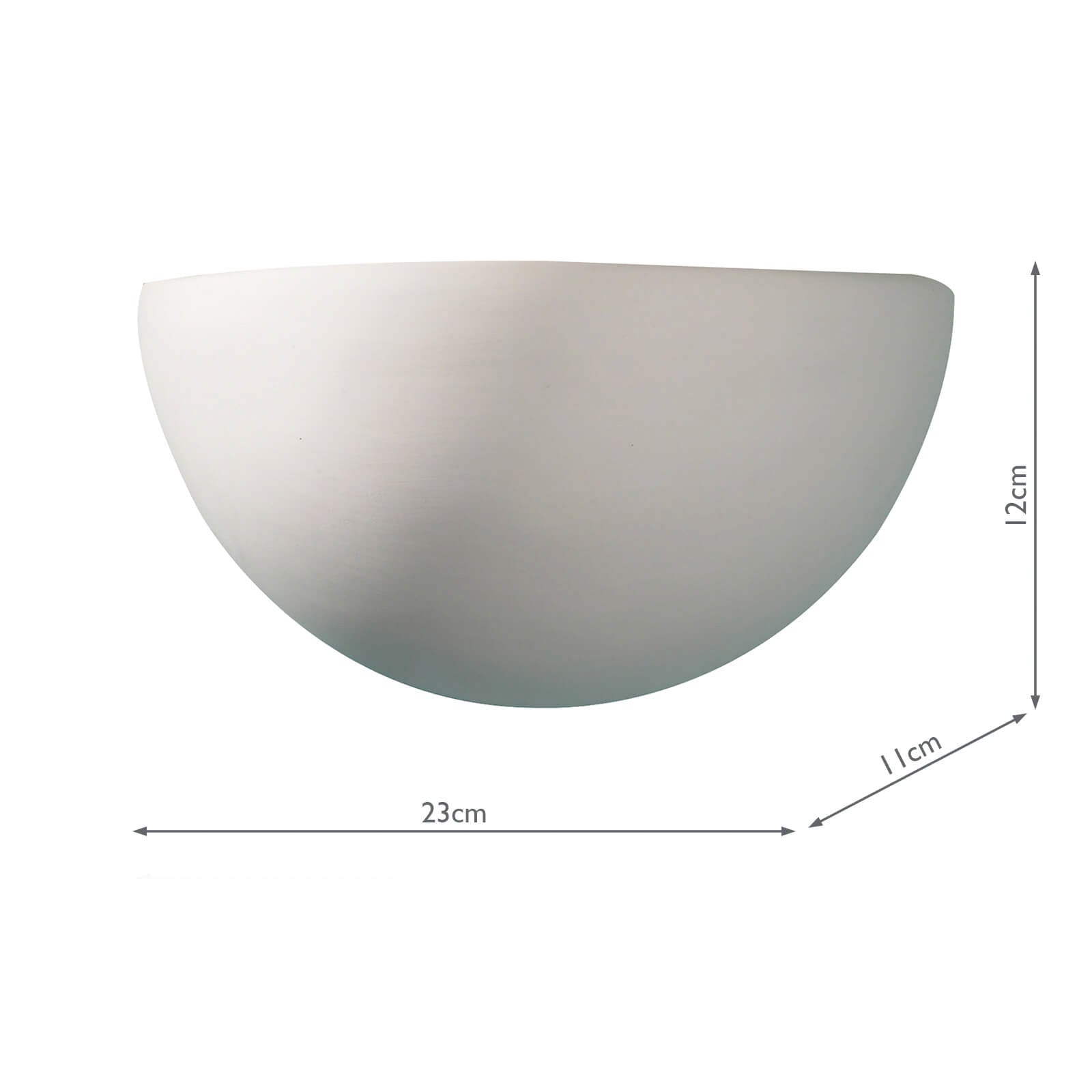 Marino Wall Washer White Ceramic