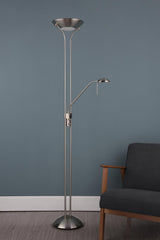 Montana Mother & Child Floor Lamp Satin Chrome