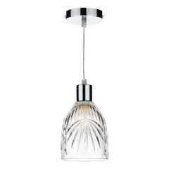 Motif Easy Fit Pendant Clear Glass