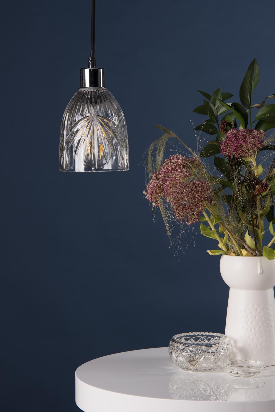 Motif Easy Fit Pendant Clear Glass