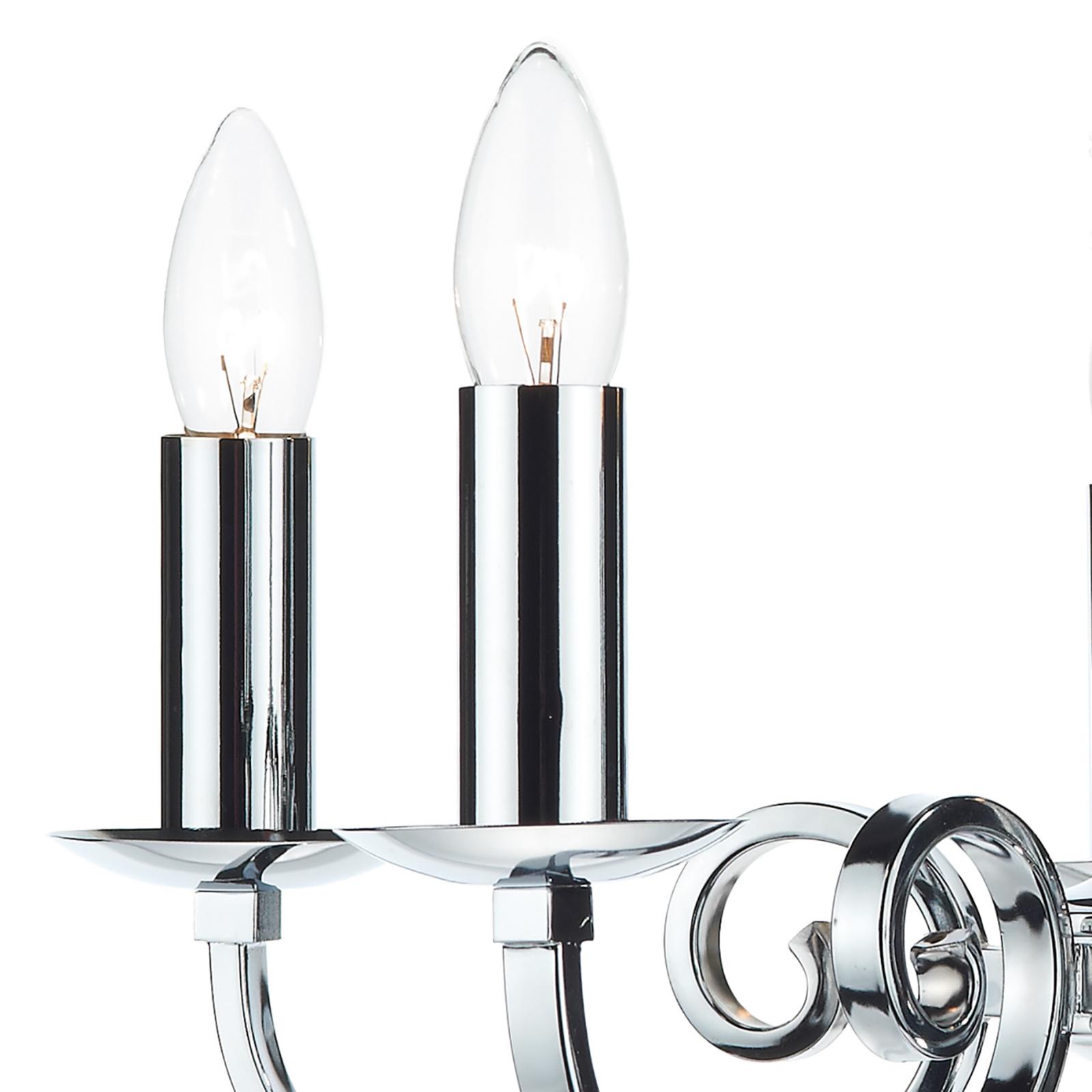 Murray 5 Light Dual Mount Pendant Polished Chrome