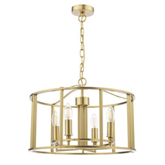 Myka 4 Light Pendant Brushed Bronze
