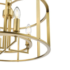 Myka 4 Light Pendant Brushed Bronze