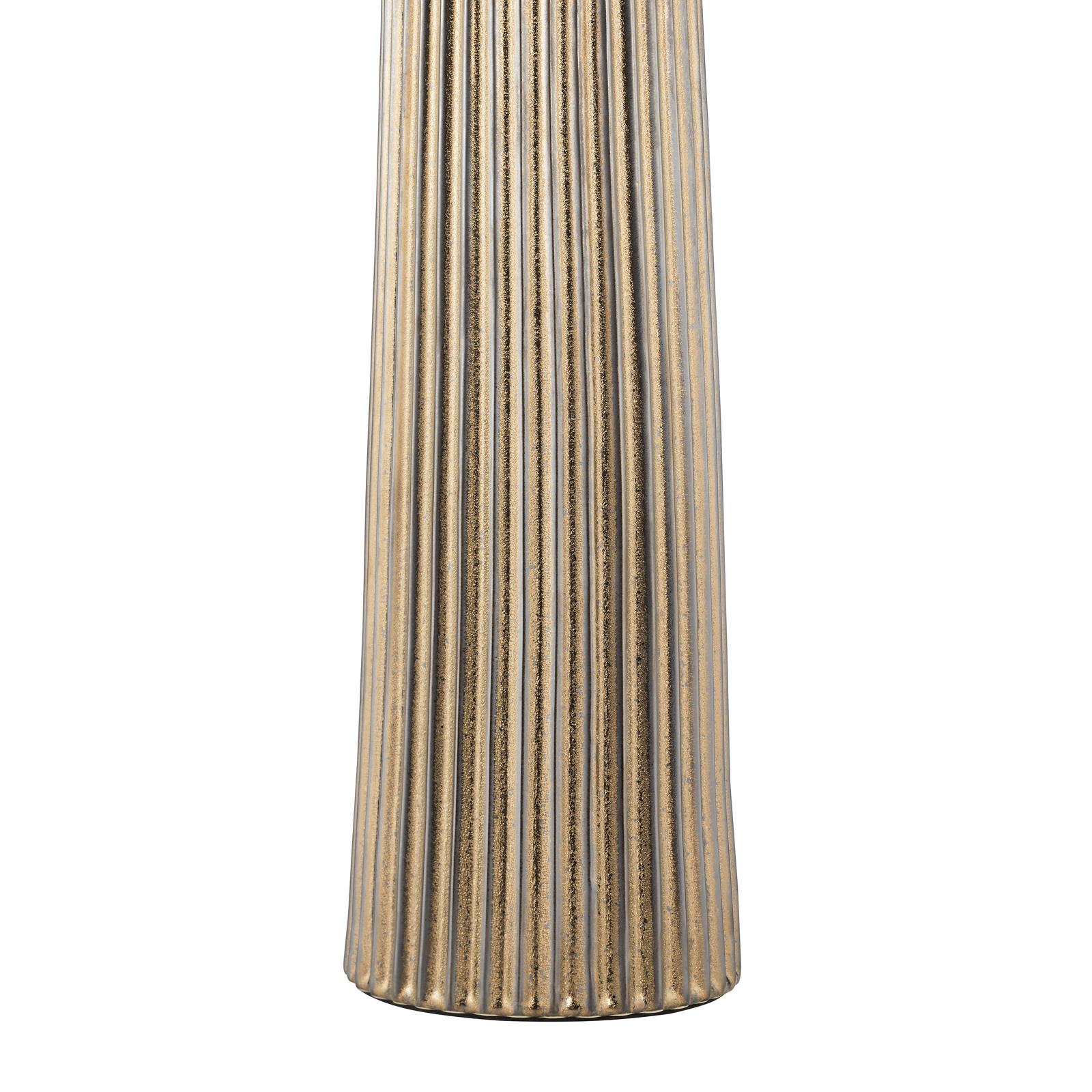 Myla Ceramic Table Lamp Bronze With Shade