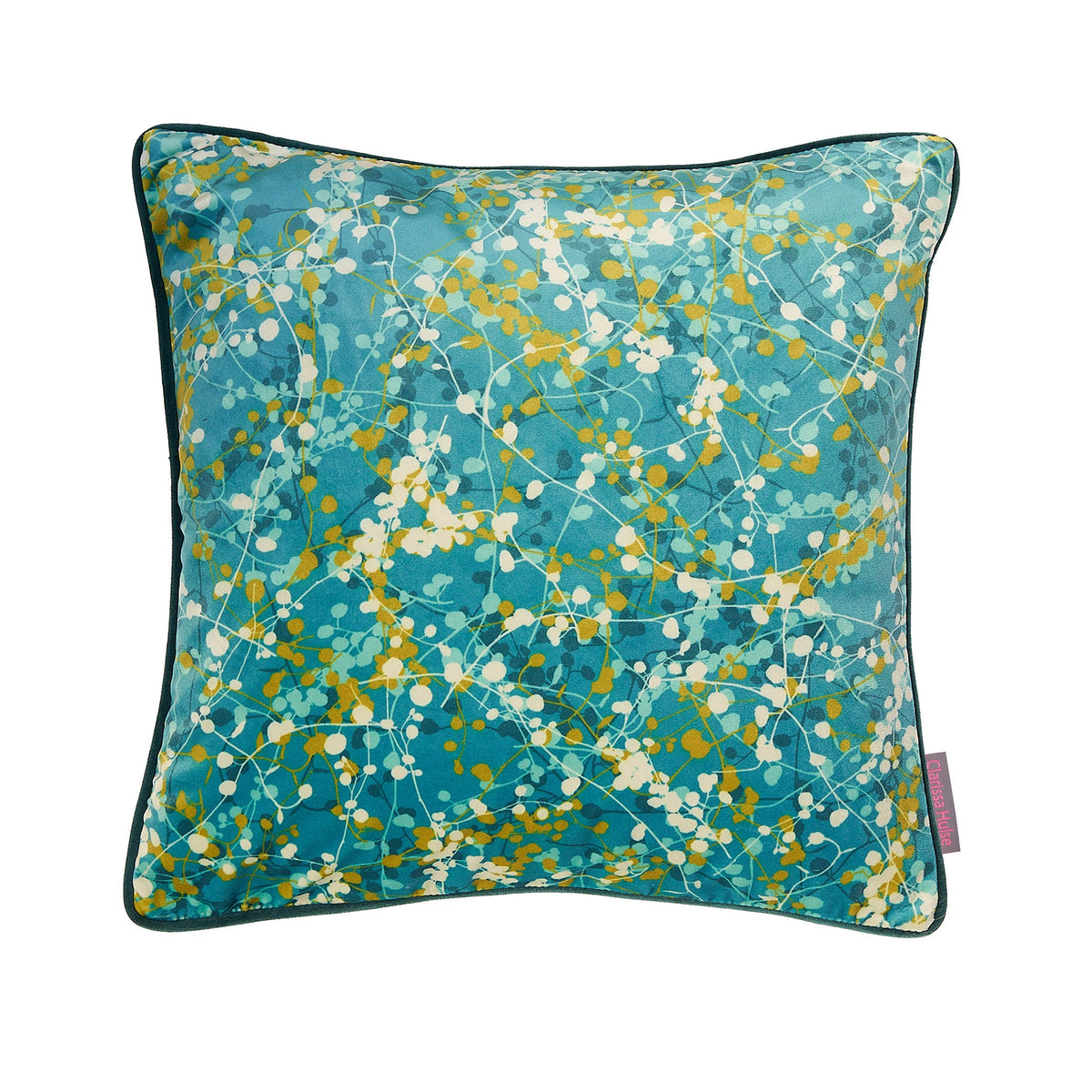 Maidenhair Vine Peacock Cushion