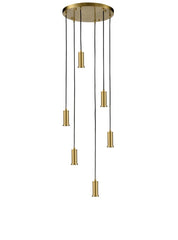Mezcla 6 light aged brass spreader only