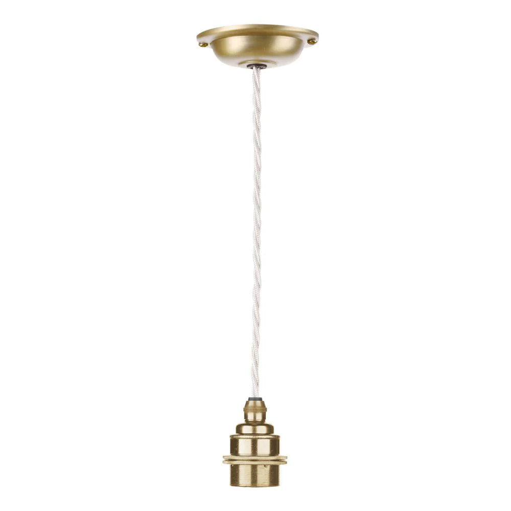 Modern suspension pendant light in a contemporary living room setting
