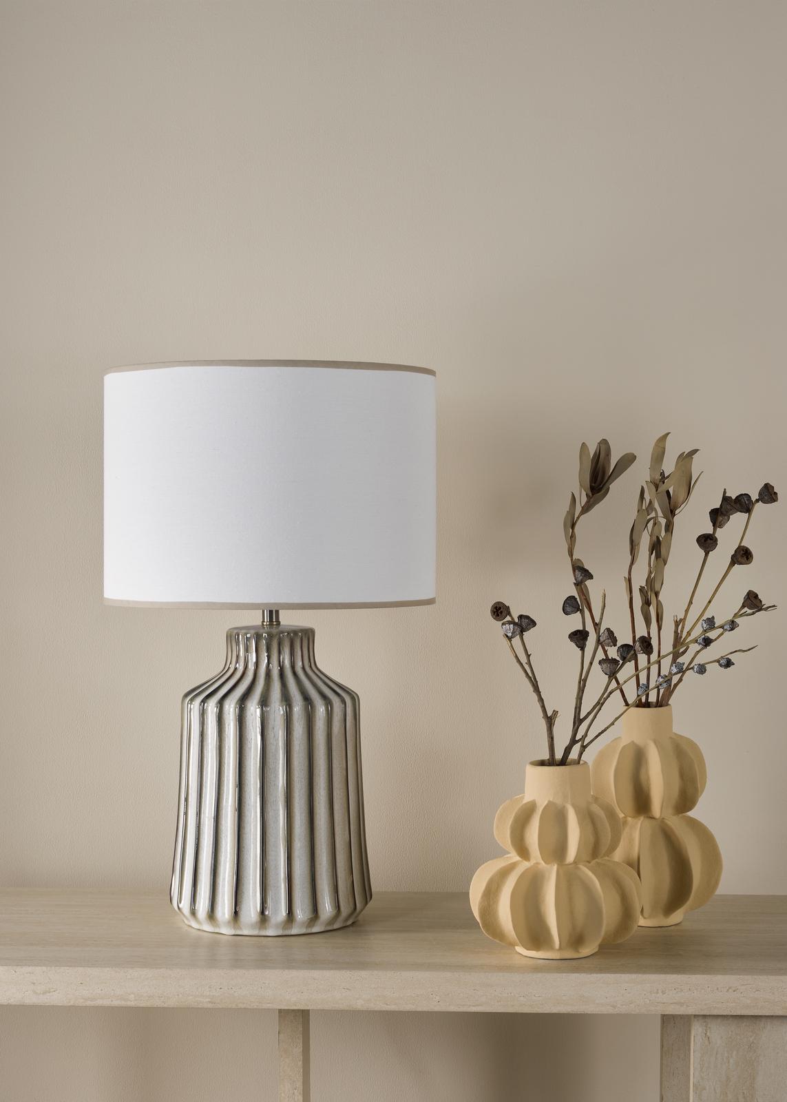 Nedra Table Lamp Natural Ceramic Base Only
