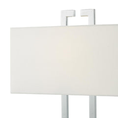 Nile Table Lamp Polished Chrome With Shade