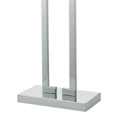 Nile Table Lamp Polished Chrome With Shade