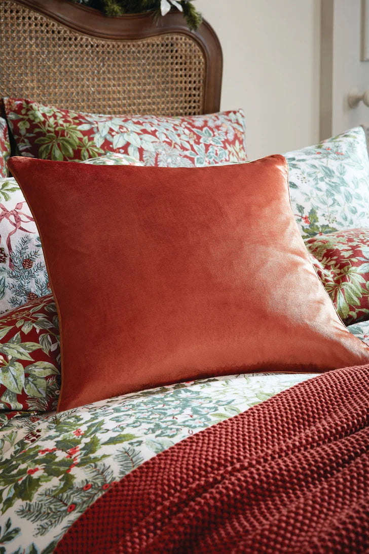 Laura Ashley Nigella Antique Terracotta Cushion