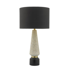 Onora Table Lamp White & Black With Shade