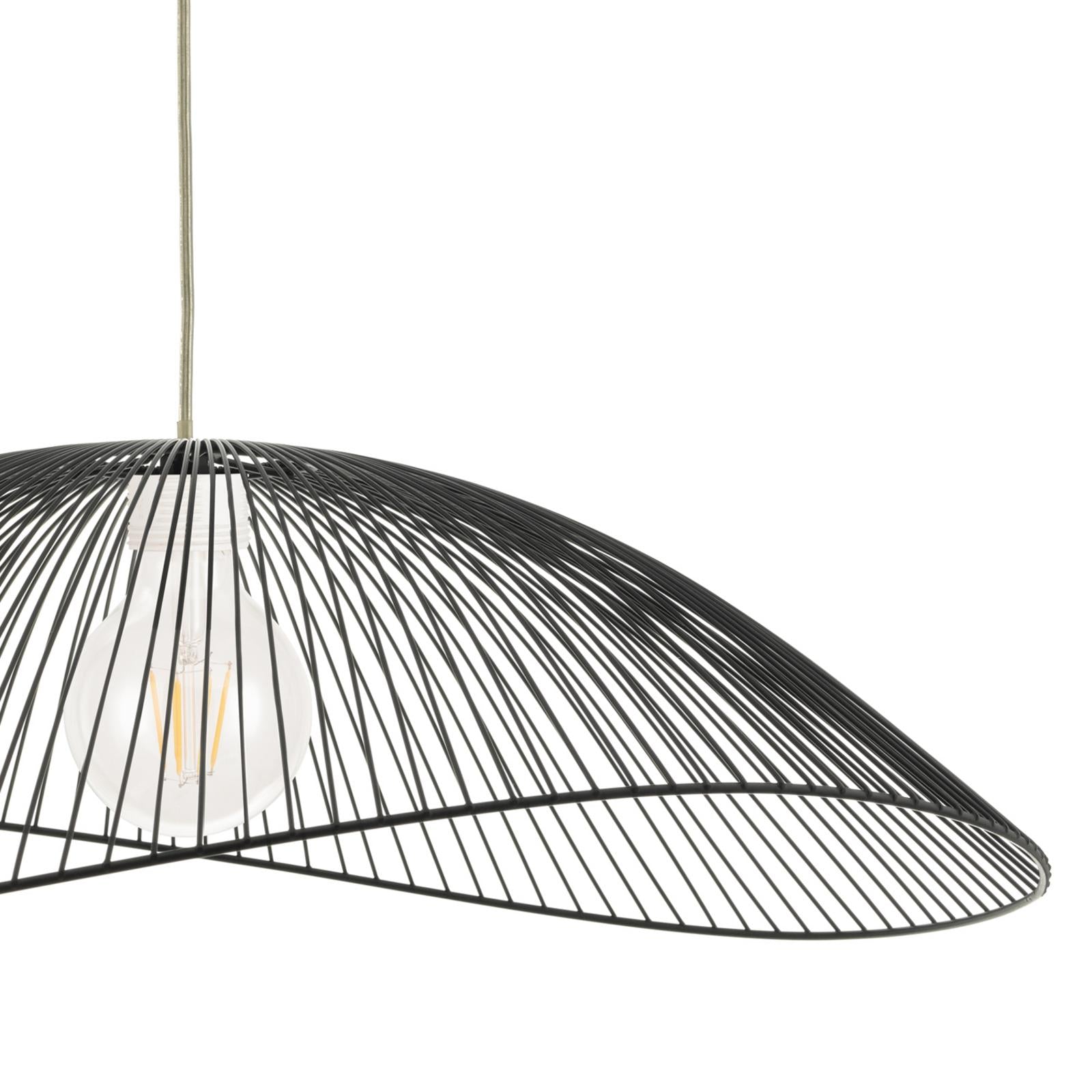Onza Wire Easy Fit Pendant Shades Black (Twin Pack)