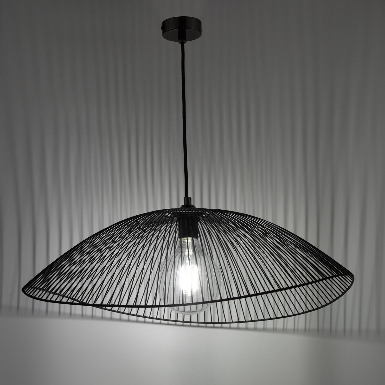 Onza Wire Easy Fit Pendant Shades Black (Twin Pack)