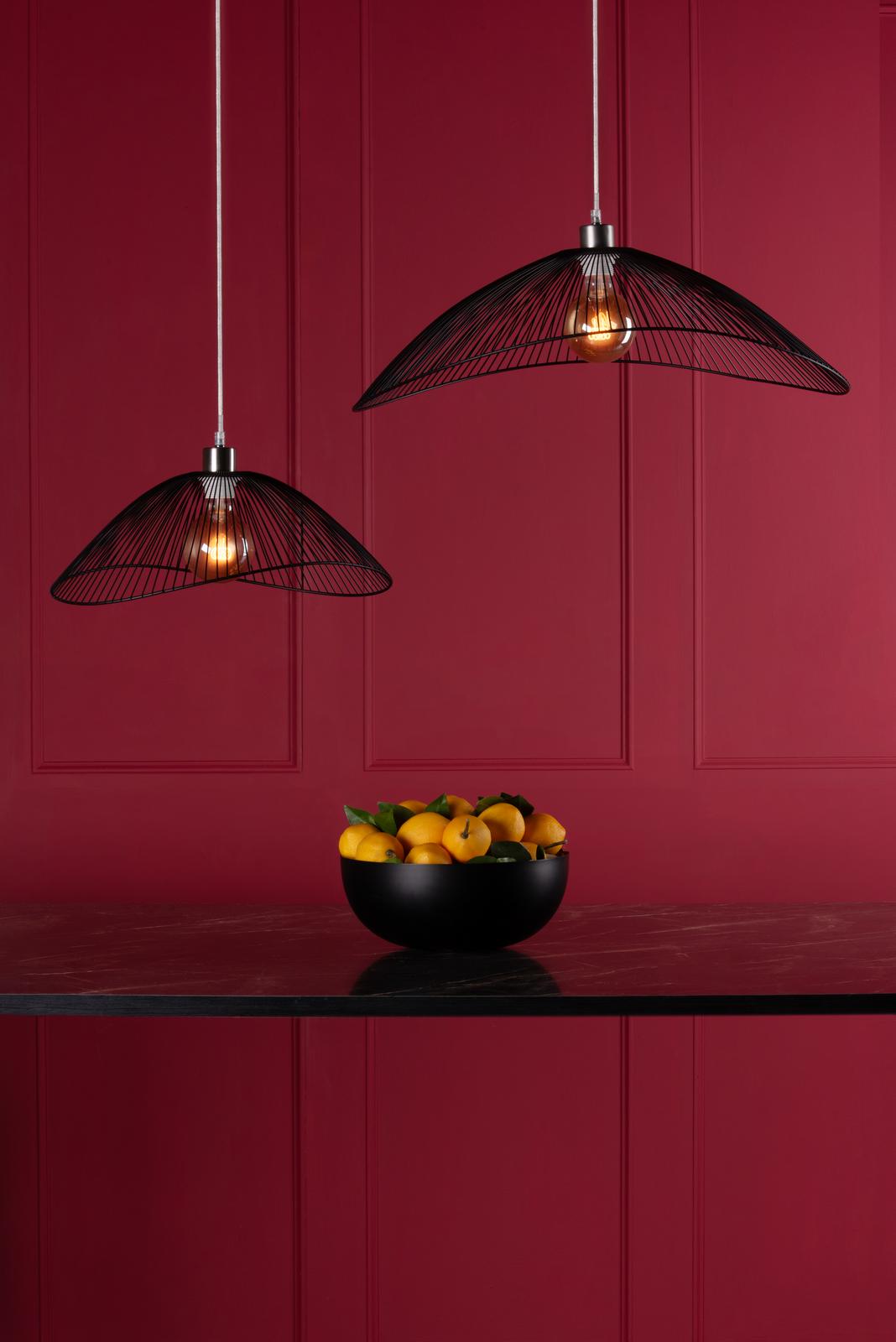 Onza Wire Easy Fit Pendant Shades Black (Twin Pack)