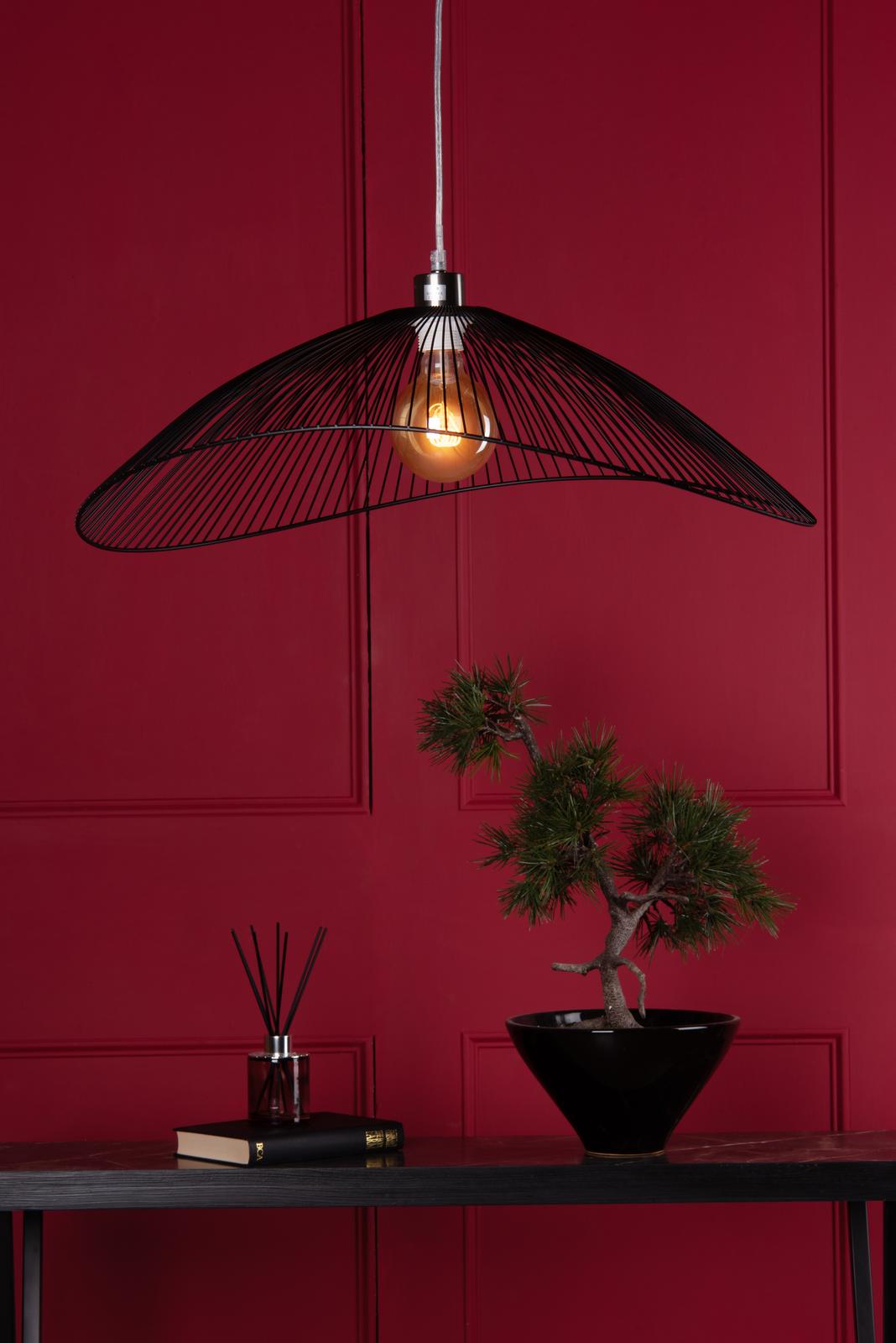 Onza Wire Easy Fit Pendant Shades Black (Twin Pack)
