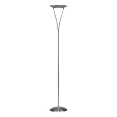 Opus Floor Lamp Satin Chrome