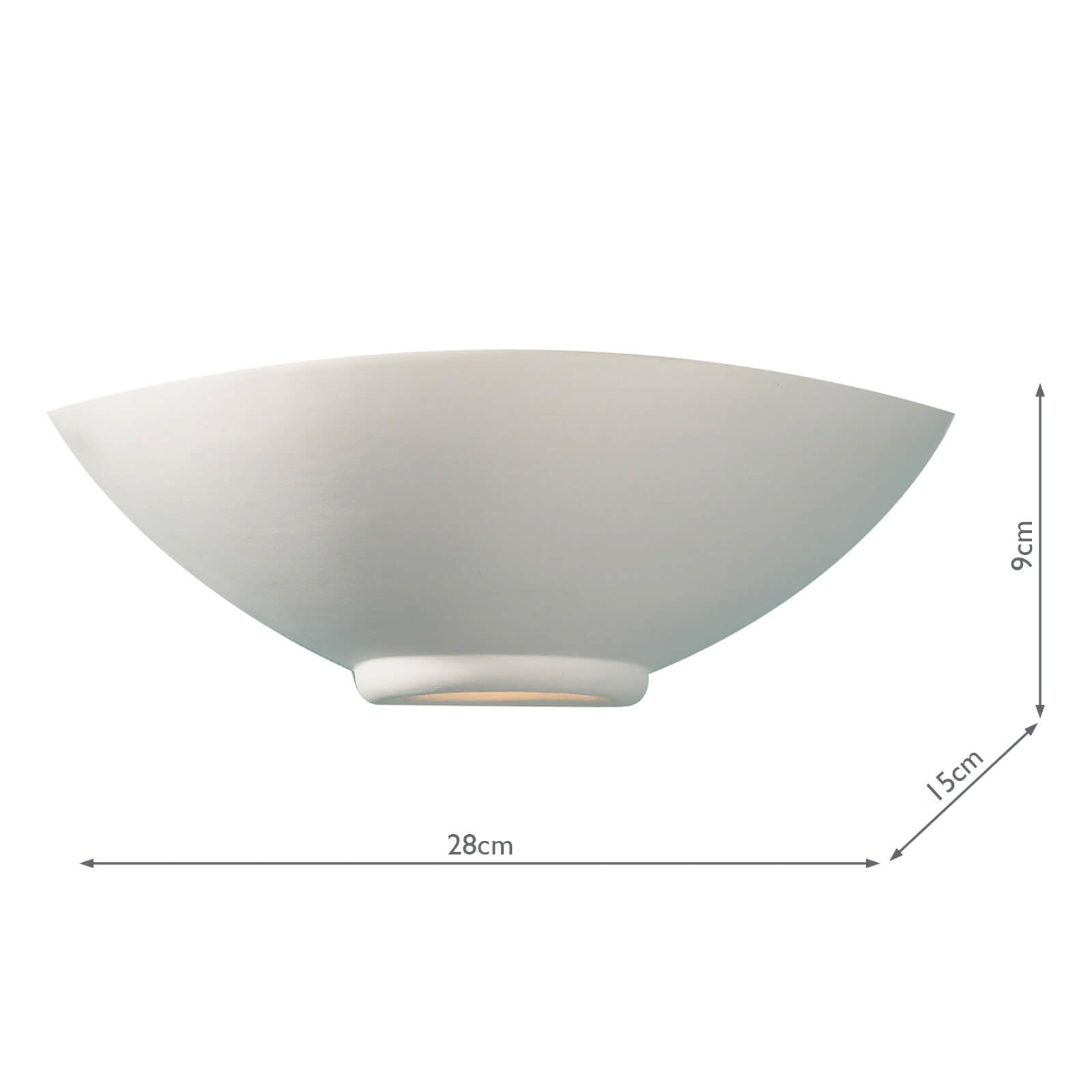 Otis Wall Washer Unglazed
