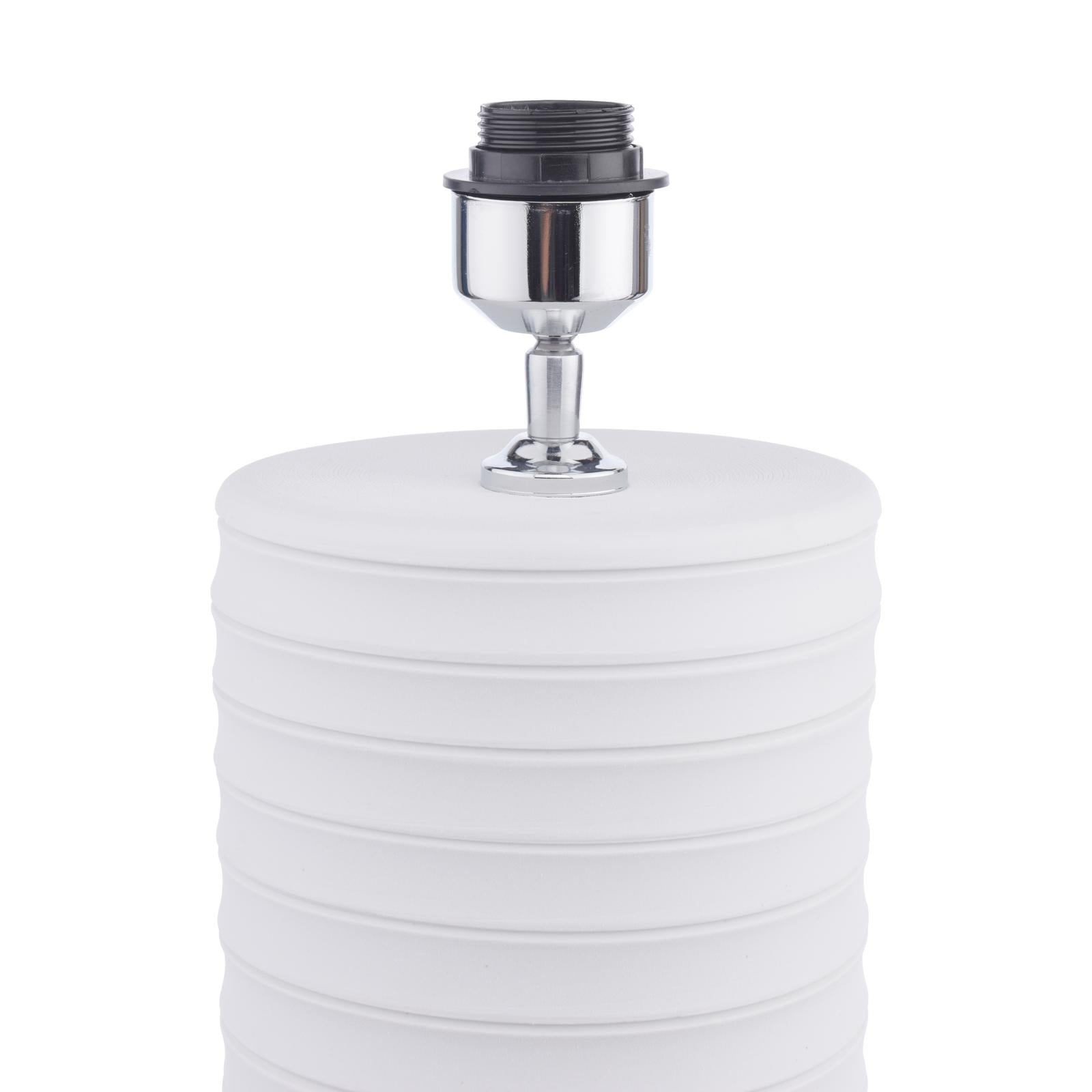 Pascha Table Lamp White Ceramic Base Only