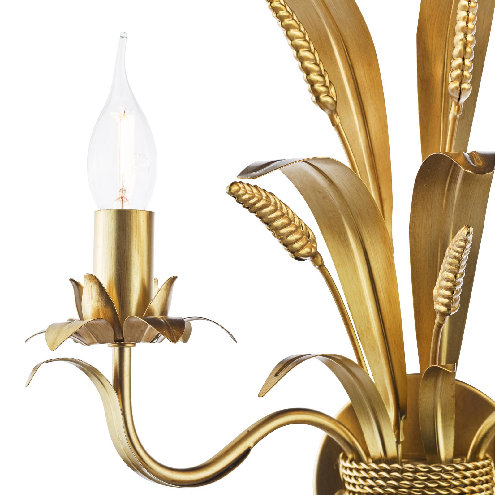 Phaedra 2 Light Wall Light Gold