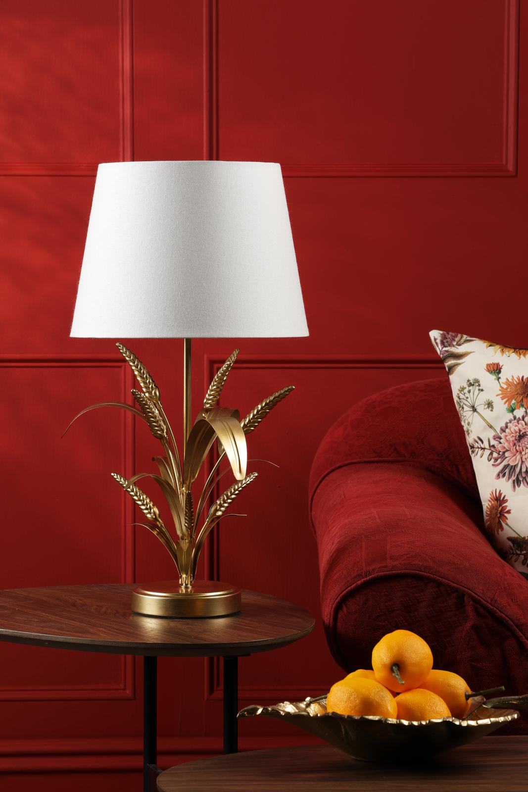 Phaedra Table Lamp Gold With Shade