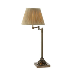 David Hunt Lighting Pimlico Table Lamp Antique Brass Swing Arm
