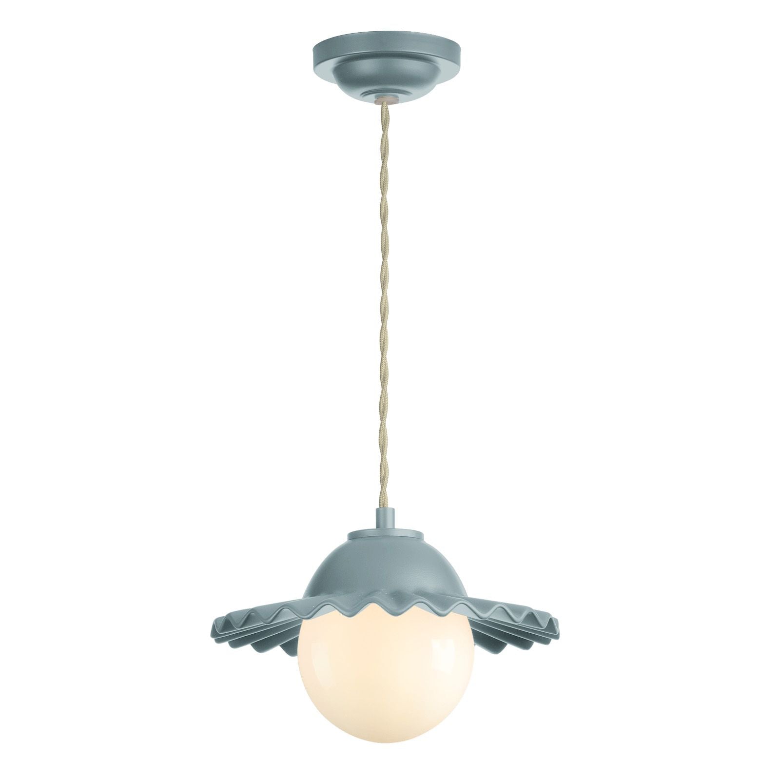 David Hunt Lighting Pop Small Pendant Bespoke Finish and Opal Glass