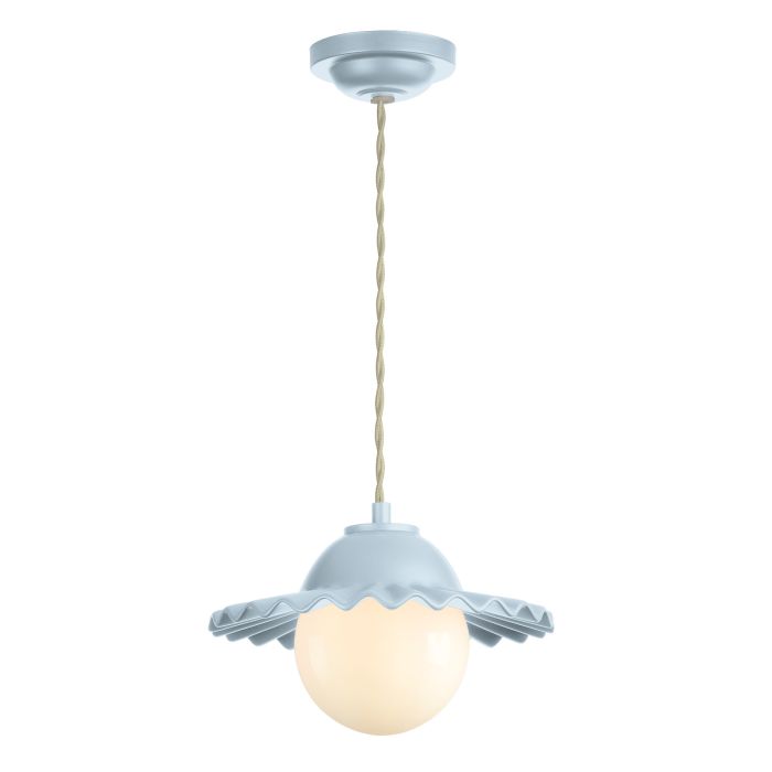 David Hunt Lighting Pop Small Pendant Bespoke Finish and Opal Glass