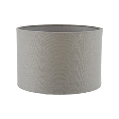Pyramid Grey Linen Drum Shade 25cm