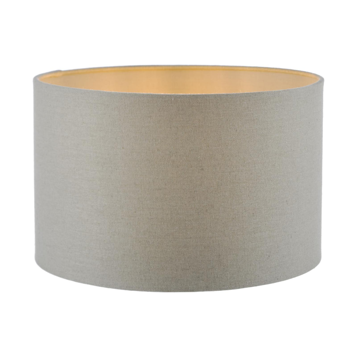 Pyramid Grey Linen Drum Shade 30cm