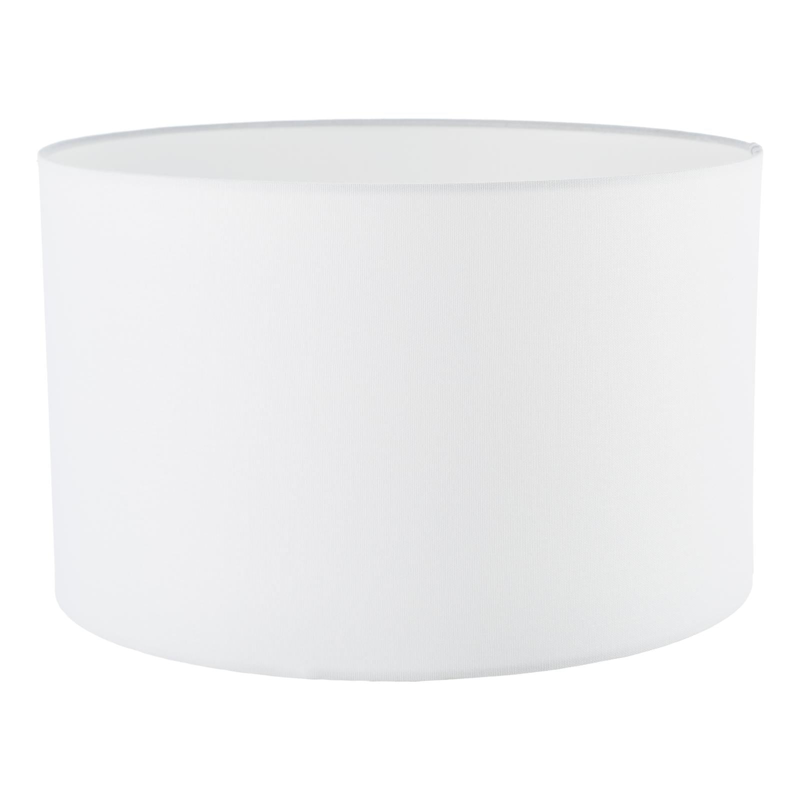 Pyramid White Linen Drum Shade 40cm