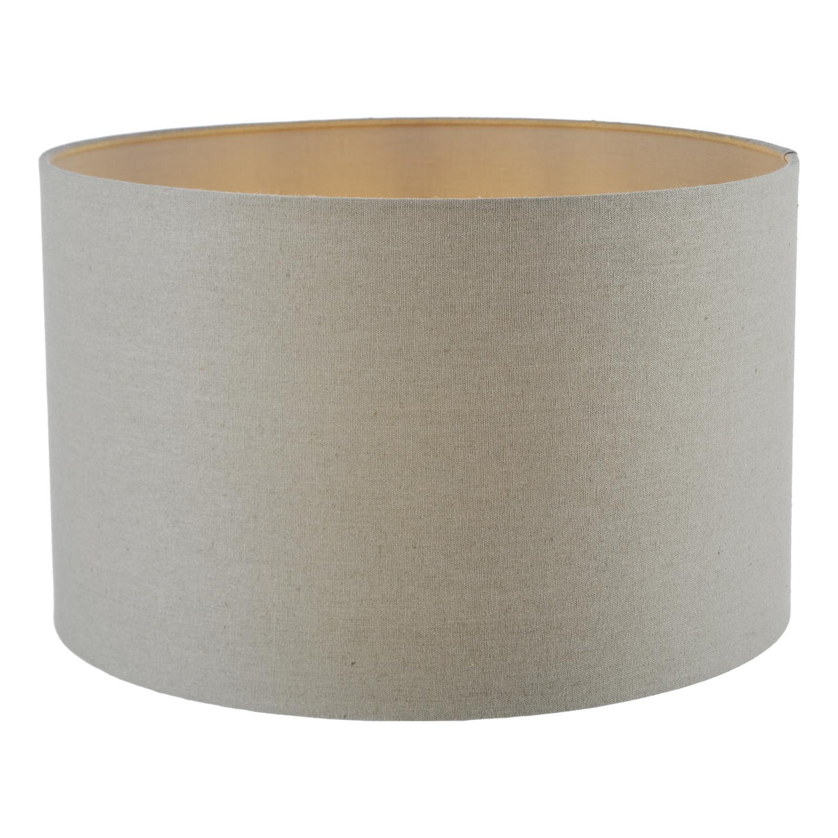Pyramid Grey Linen Drum Shade 40cm