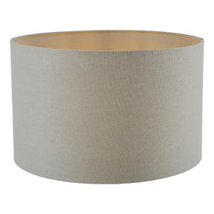 Pyramid Grey Linen Drum Shade 40cm
