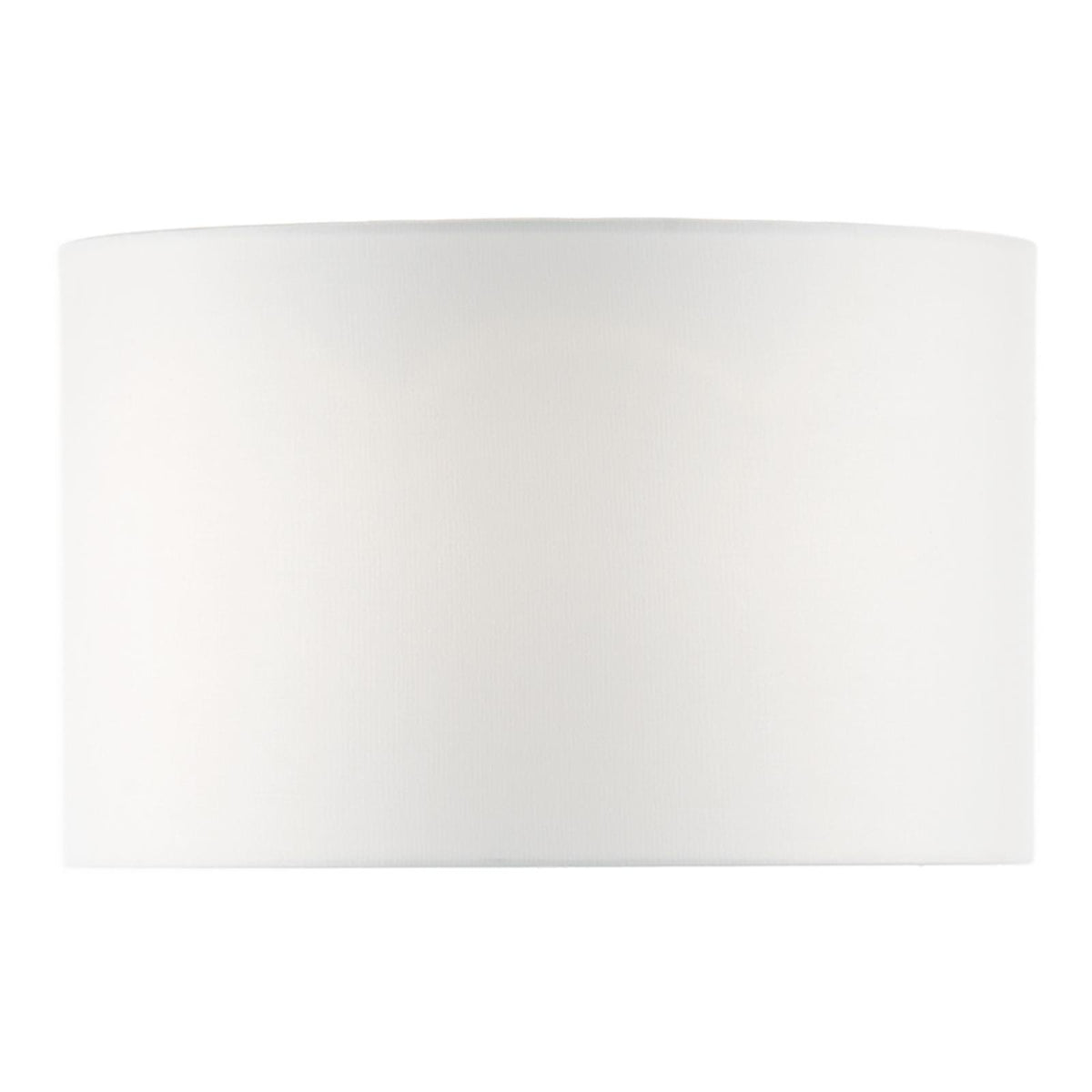 Pyramid White Linen Drum Shade 46cm