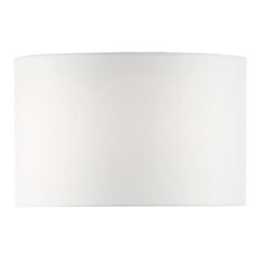 Pyramid White Linen Drum Shade 46cm