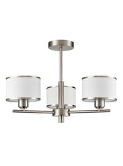 Franklite Polaris 3lt Fitting In Satin Nickel