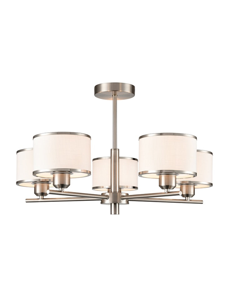Franklite Polaris 5lt Fitting In Satin Nickel